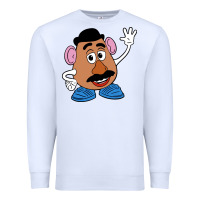 White mr potato Premium Sweatshirt - linhVisuals