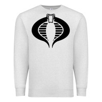 Oatmeal Heather Gi Joe Cobra Vintage Premium Sweatshirt - linhVisuals