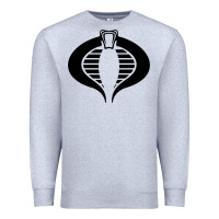 Heather Grey Gi Joe Cobra Vintage Premium Sweatshirt - linhVisuals