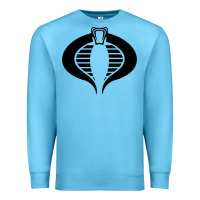Ocean Blue Gi Joe Cobra Vintage Premium Sweatshirt - linhVisuals