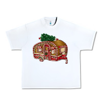 White caravan gingerbread Urban Heavy Tee - FaDigitalArtStudio