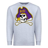 Heather Grey East Carolina Pirates Premium Sweatshirt - linhVisuals