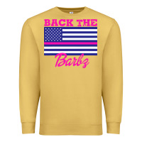 Antique Gold NICKI BACK THE BARBZ Premium Sweatshirt - linhVisuals
