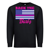 Black NICKI BACK THE BARBZ Premium Sweatshirt - linhVisuals