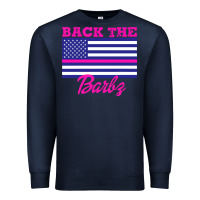 Navy NICKI BACK THE BARBZ Premium Sweatshirt - linhVisuals