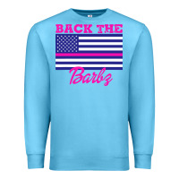Ocean Blue NICKI BACK THE BARBZ Premium Sweatshirt - linhVisuals
