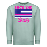Seafoam NICKI BACK THE BARBZ Premium Sweatshirt - linhVisuals