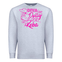 Heather Grey Reba Mcentire Diva Like Dolly Rebel Like Reba Premium Sweatshirt - linhVisuals