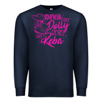 Navy Reba Mcentire Diva Like Dolly Rebel Like Reba Premium Sweatshirt - linhVisuals