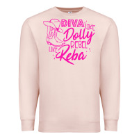 Pale Pink Reba Mcentire Diva Like Dolly Rebel Like Reba Premium Sweatshirt - linhVisuals