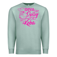 Seafoam Reba Mcentire Diva Like Dolly Rebel Like Reba Premium Sweatshirt - linhVisuals