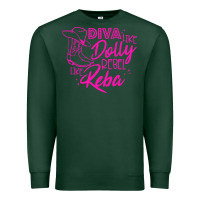 Sports Green Reba Mcentire Diva Like Dolly Rebel Like Reba Premium Sweatshirt - linhVisuals