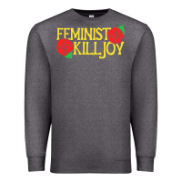 Charcoal Heather feminist killjoy retro women woman Premium Sweatshirt - linhVisuals