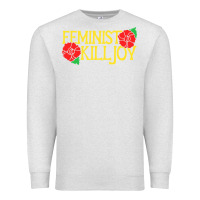 Oatmeal Heather feminist killjoy retro women woman Premium Sweatshirt - linhVisuals