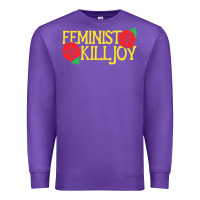 Purple feminist killjoy retro women woman Premium Sweatshirt - linhVisuals