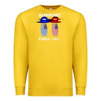 Lemon support our police & fire departments   1st responders premium Premium Sweatshirt - linhVisuals