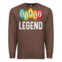Chestnut funny bingo legend bingo balls game Premium Sweatshirt - linhVisuals