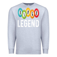 Heather Grey funny bingo legend bingo balls game Premium Sweatshirt - linhVisuals