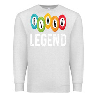 Oatmeal Heather funny bingo legend bingo balls game Premium Sweatshirt - linhVisuals