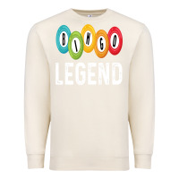 Sandshell funny bingo legend bingo balls game Premium Sweatshirt - linhVisuals