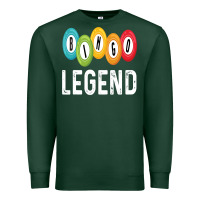 Sports Green funny bingo legend bingo balls game Premium Sweatshirt - linhVisuals