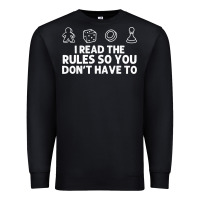 Black funny board game lovers gamers players Premium Sweatshirt - linhVisuals
