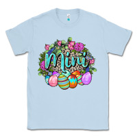 Dusty Blue Easter Mini Happy Easter Day Classic Tee - CowGirlArtShop