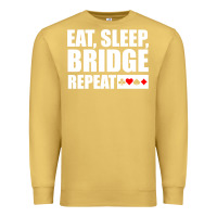 Antique Gold funny bridge card game lover bridge Premium Sweatshirt - linhVisuals