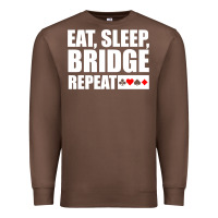 Chestnut funny bridge card game lover bridge Premium Sweatshirt - linhVisuals