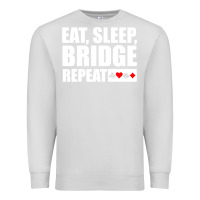 Dove Grey funny bridge card game lover bridge Premium Sweatshirt - linhVisuals