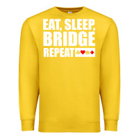 Lemon funny bridge card game lover bridge Premium Sweatshirt - linhVisuals