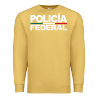 Antique Gold mexico policia federal mexican police law enforcement Premium Sweatshirt - linhVisuals