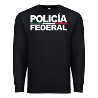 Black mexico policia federal mexican police law enforcement Premium Sweatshirt - linhVisuals