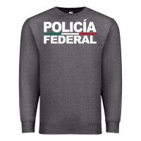 Charcoal Heather mexico policia federal mexican police law enforcement Premium Sweatshirt - linhVisuals