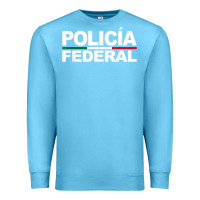 Ocean Blue mexico policia federal mexican police law enforcement Premium Sweatshirt - linhVisuals