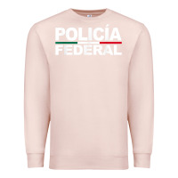 Pale Pink mexico policia federal mexican police law enforcement Premium Sweatshirt - linhVisuals