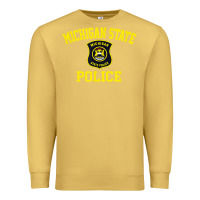 Antique Gold michigan state police Premium Sweatshirt - linhVisuals