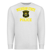 Oatmeal Heather michigan state police Premium Sweatshirt - linhVisuals