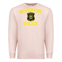 Pale Pink michigan state police Premium Sweatshirt - linhVisuals