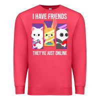 Cardinal i have friends they are just online Premium Sweatshirt - linhVisuals
