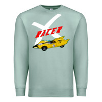 Seafoam racer x Premium Sweatshirt - linhVisuals
