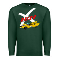Sports Green racer x Premium Sweatshirt - linhVisuals