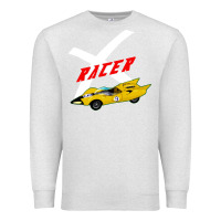 Oatmeal Heather racer x Premium Sweatshirt - linhVisuals