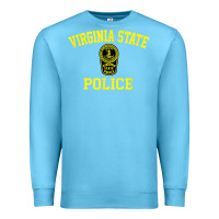 Ocean Blue virginia state police Premium Sweatshirt - linhVisuals