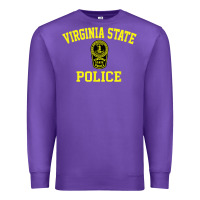 Purple virginia state police Premium Sweatshirt - linhVisuals