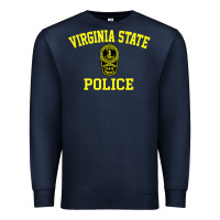 Navy virginia state police Premium Sweatshirt - linhVisuals