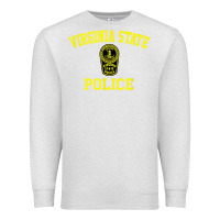 Oatmeal Heather virginia state police Premium Sweatshirt - linhVisuals