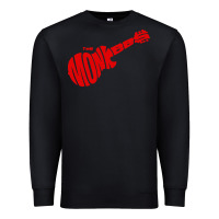 Black red monkees Premium Sweatshirt - linhVisuals