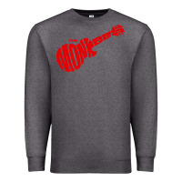 Charcoal Heather red monkees Premium Sweatshirt - linhVisuals