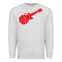 Dove Grey red monkees Premium Sweatshirt - linhVisuals